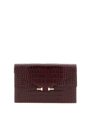 TOM FORD: Bolso clutch - Bolso Clutch - Rojo Oscuro