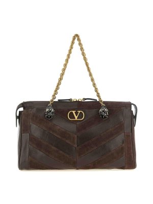 VALENTINO GARAVANI: ショルダーバッグ - ショルダーバッグ - ブラウン