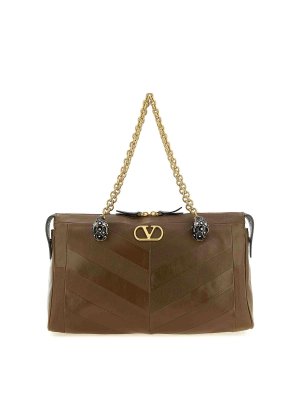 VALENTINO GARAVANI: ショルダーバッグ - ショルダーバッグ - ブラウン
