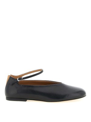 JIL SANDER: Ballerines - Ballerines - Noir