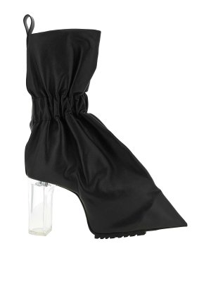 RICK OWENS: ankle boots - pull on cuffed taquito' ankle boots