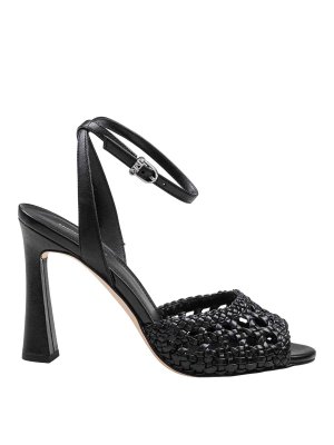 MICHAEL KORS: sandals - Rosie High Sandal Color Black