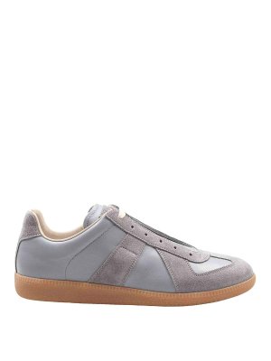 Maison Margiela: trainers - Replica Sneakers In Gray Color