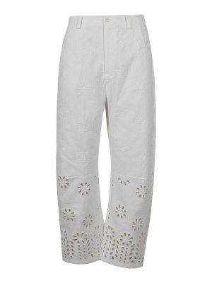 JOVONNA LONDON: Pantalones casual - Pantalón Casual - Blanco