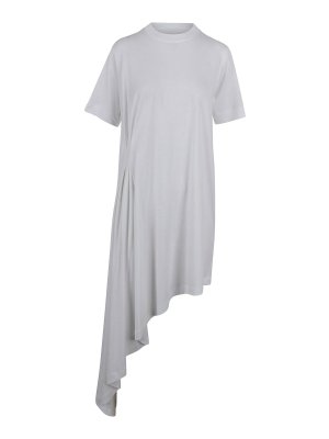 LOULOU STUDIO: Vestidos media pierna - Vestido Midi - Blanco