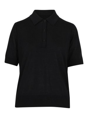 LOULOU STUDIO: Poloshirts - Poloshirt - Schwarz