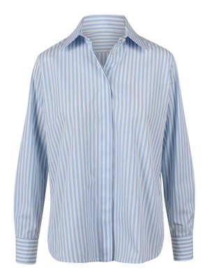 Max Mara: Camisas - Camisa - Azul