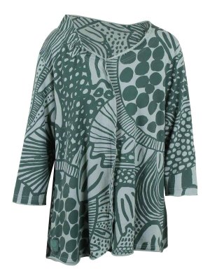 RUNDHOLZ: t-shirt - T-Shirt Scollo Asimmetrico