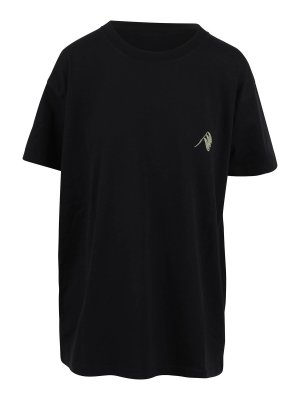 The Attico: t-shirts - Paisley Print Over Logo T-Shirt