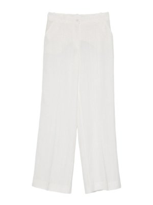 P.A.R.O.S.H.: Jeans acampanados - Jeans Acampanados - Blanco