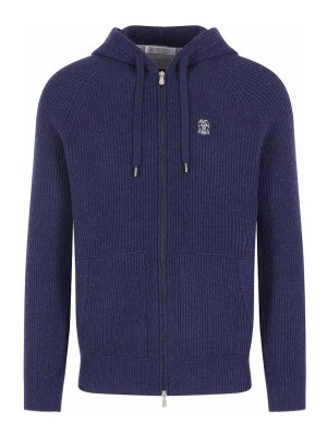 BRUNELLO CUCINELLI: Sweatshirts und Pullover - Sweatshirt - Blau
