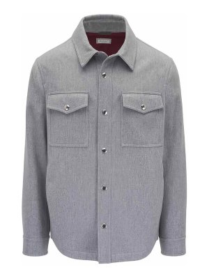 BRUNELLO CUCINELLI: casual jackets - Long Sleeved Shirt Jacket