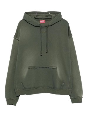 DIESEL: スウェット＆セーター - スウェットシャツ/セーター - ダークグリーン