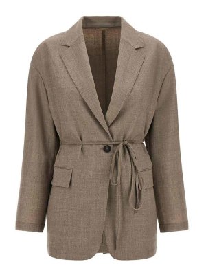 BRUNELLO CUCINELLI: Blazer - Blazer - Beis