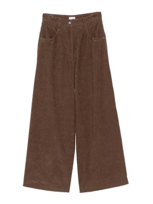BRUNELLO CUCINELLI: Jeans acampanados - Jeans Acampanados - Marrón