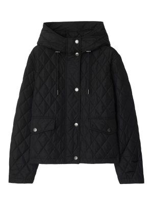 BURBERRY: padded jackets - Quilted Hooded Jacket