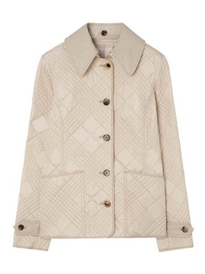 BURBERRY: giacche casual - Giacca Fernleigh in nylon trapuntato