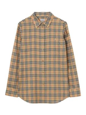 BURBERRY: shirts - Classic Fit Cotton Shirt