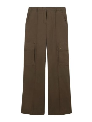BURBERRY: pantaloni casual - Pantaloni cargo in gabardine
