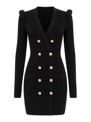 ELISABETTA FRANCHI: Vestidos cortos - Vestido Corto - Negro