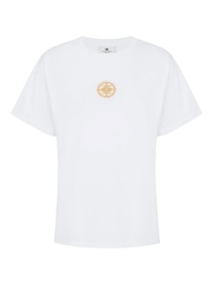 ELISABETTA FRANCHI: Camisetas - Camiseta - Blanco