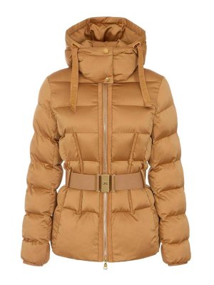 ELISABETTA FRANCHI: padded jackets - Down Jacket In Voile Fabric