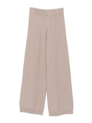 FABIANA FILIPPI: Pantalones casual - Pantalón Casual - Beis Oscuro