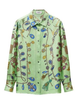 VERSACE: Camisas - Camisa - Verde