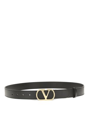 VALENTINO GARAVANI: Cinturones - Cinturón - Negro