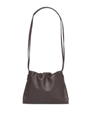 BRUNELLO CUCINELLI: shoulder bags - Gathered Leather Shoulder Bag