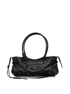 BALENCIAGA: トートバッグ - トートバッグ - 黒