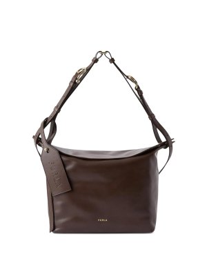 FURLA: ショルダーバッグ - ショルダーバッグ - ダークブラウン