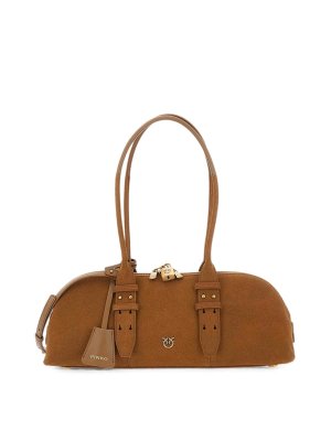Pinko: Bolsos de hombro - Bolsa De Hombro - Marrón