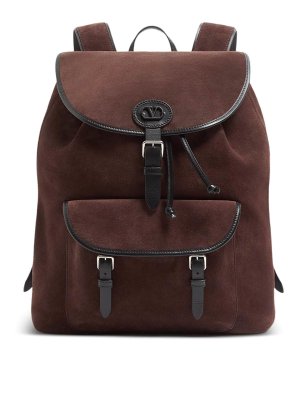 VALENTINO GARAVANI: backpacks - Antibes Suede Backpack