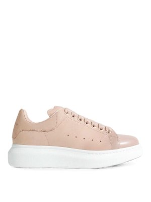 ALEXANDER MCQUEEN: Zapatillas - Zapatillas - Color Carne Y Neutral