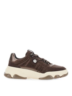 Pinko: Chaussures de sport - Baskets - Marron
