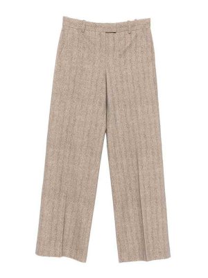 CIRCOLO 1901: Pantalons casual - Pantalons Décontractés - Marron