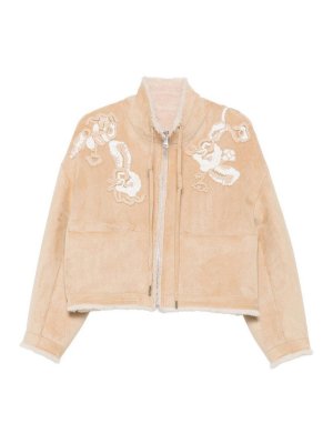 ERMANNO FIRENZE: Fourrure - Manteau En Fourrure - Marron