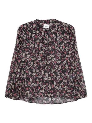 Isabel Marant Etoile: bluse - Camicetta nera a maniche lunghe