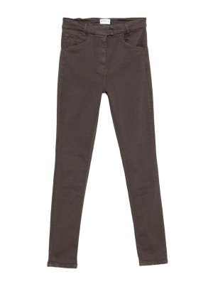 MARELLA: blazers - Condor Brown Slim-Fit Stretch Cotton Trousers