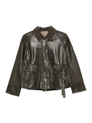 THE JACK AND JACKIE LEATHERS: leather jacket - Jacket