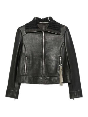THE JACK AND JACKIE LEATHERS: leather jacket - Biker jacekt