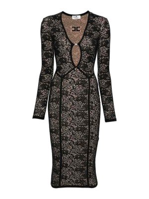 ELISABETTA FRANCHI: Abendkleider - Abendkleid - Schwarz