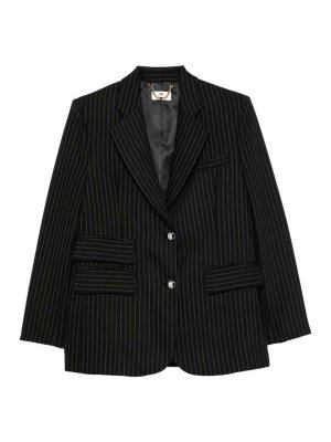 ELISABETTA FRANCHI: ブレザー - ブレザー - 黒