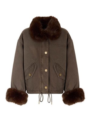 Pinko: padded jackets - Garlate Brown Padded Jacket