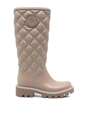 MONCLER: boots - Kickstream Quilted Rubber Boots