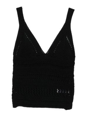 ALPHA STUDIO: Tops & Débardeurs - Top - Noir