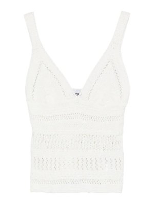 ALPHA STUDIO: Tops & Débardeurs - Top - Blanc