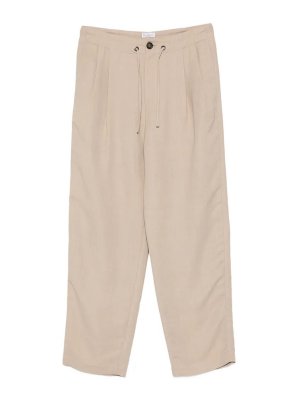 BRUNELLO CUCINELLI: Pantalons casual - Pantalons Décontractés - Beige