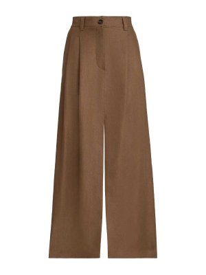 BRUNELLO CUCINELLI: ニーレングススカート＆ミディ丈 - 膝丈/ミディスカート - ブラウン